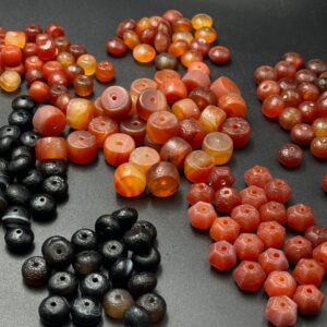 Natural Tibetan agate spacer beads for jewelry making
